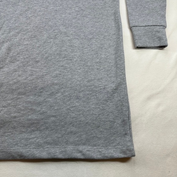 Tommy Hilfiger Women Gray Hoodie Dress‎ Rhinestone Logo Long Sleeve Preppy M - Picture 14 of 16